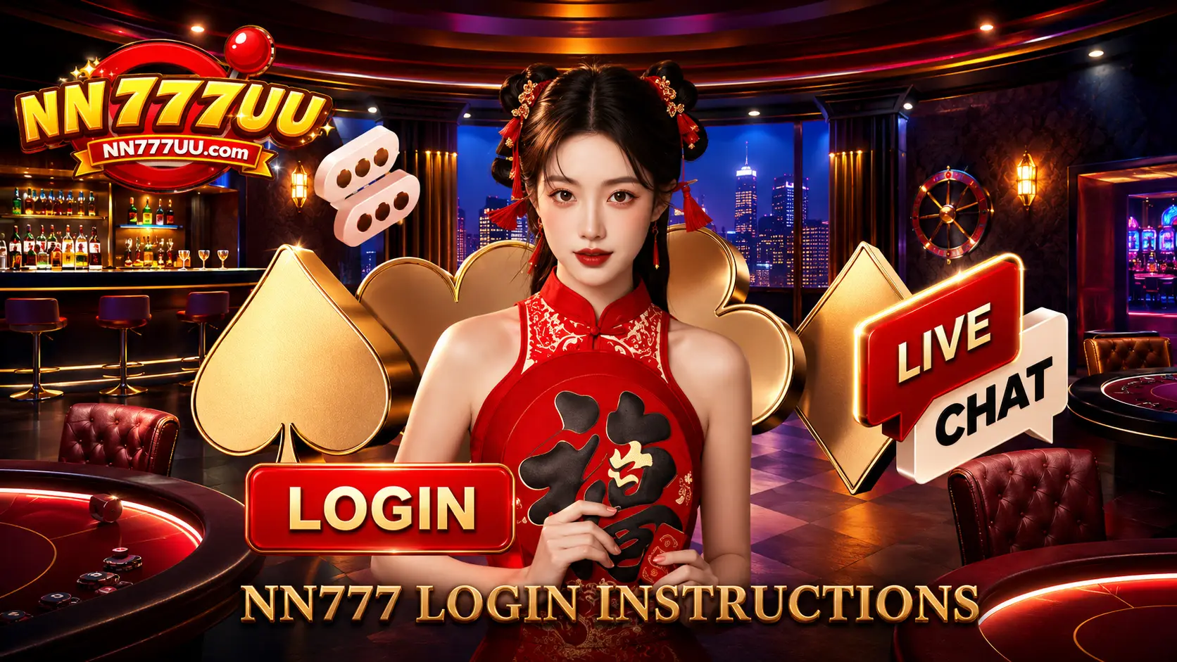Detailed instructions on how to log in