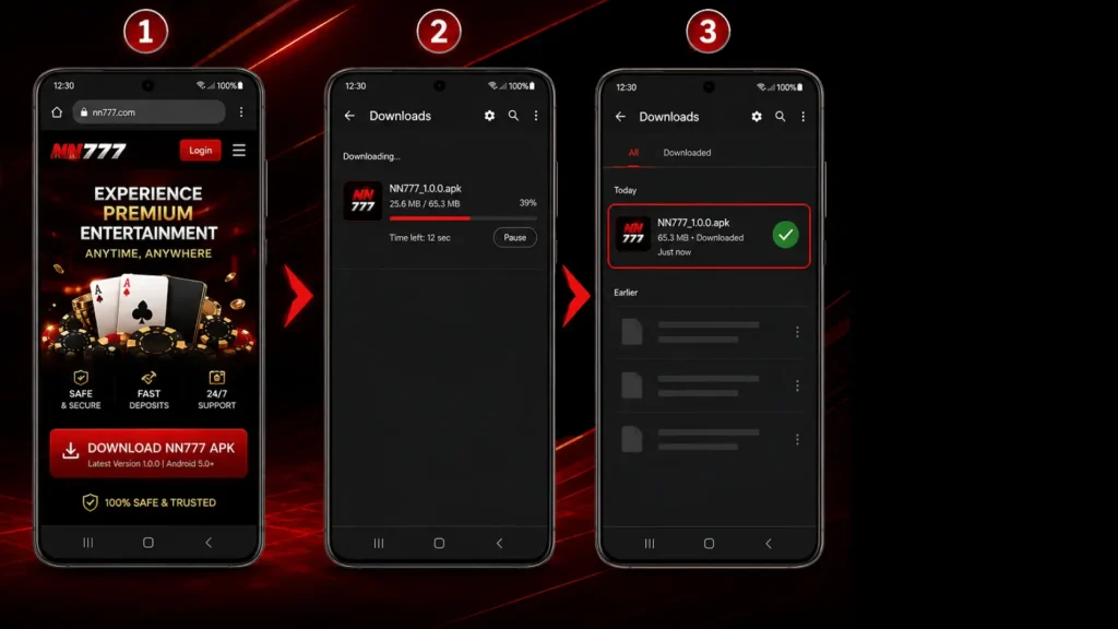 Download the NN777 APK File Download the NN777 APK File
